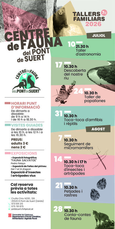 Centre de Fauna del Pont de Suert 2026